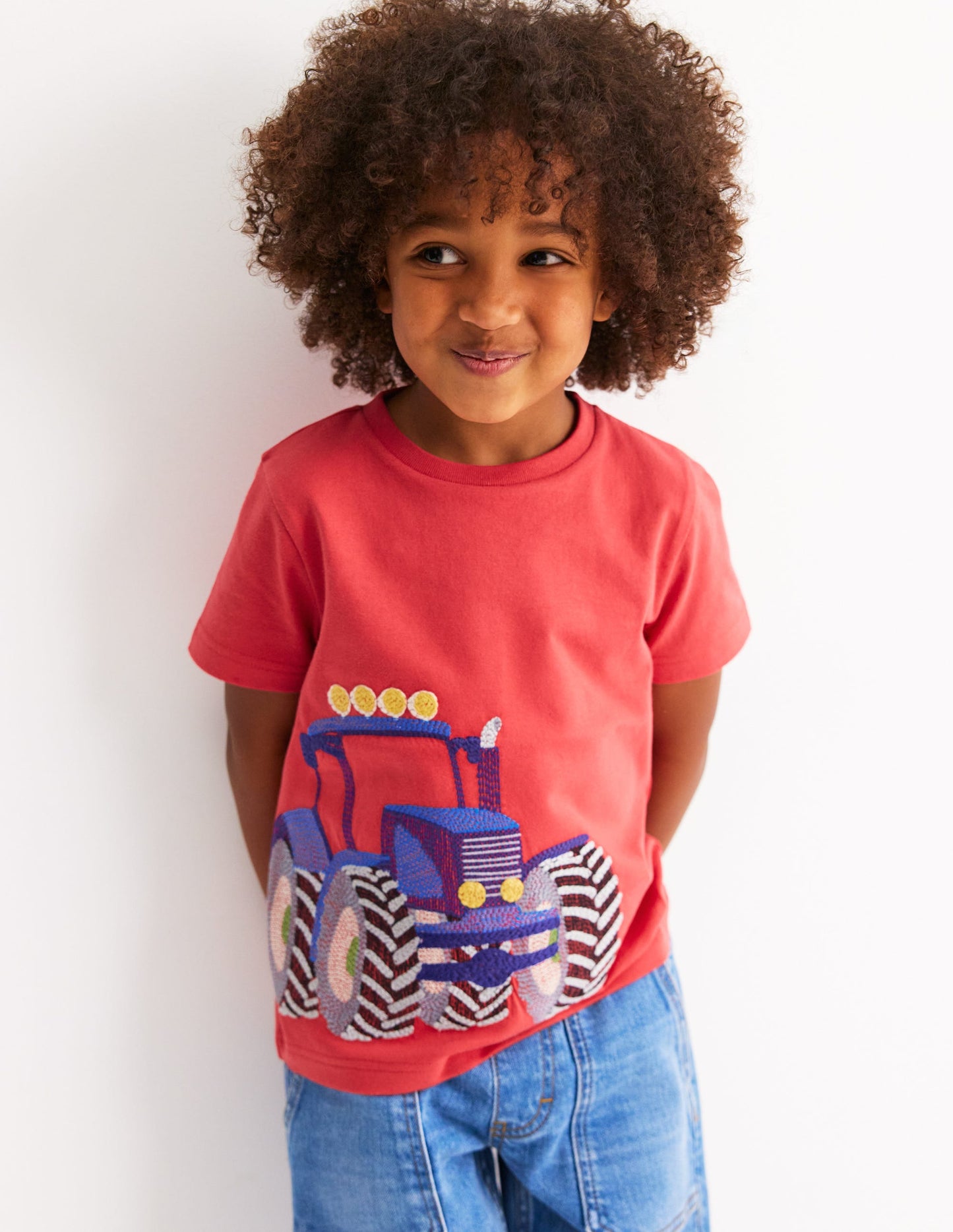 Superstitch T-Shirt-Strawberry Tart Red Tractor