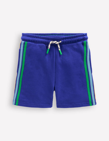 Rainbow Shorts-Peacock Plume Blue