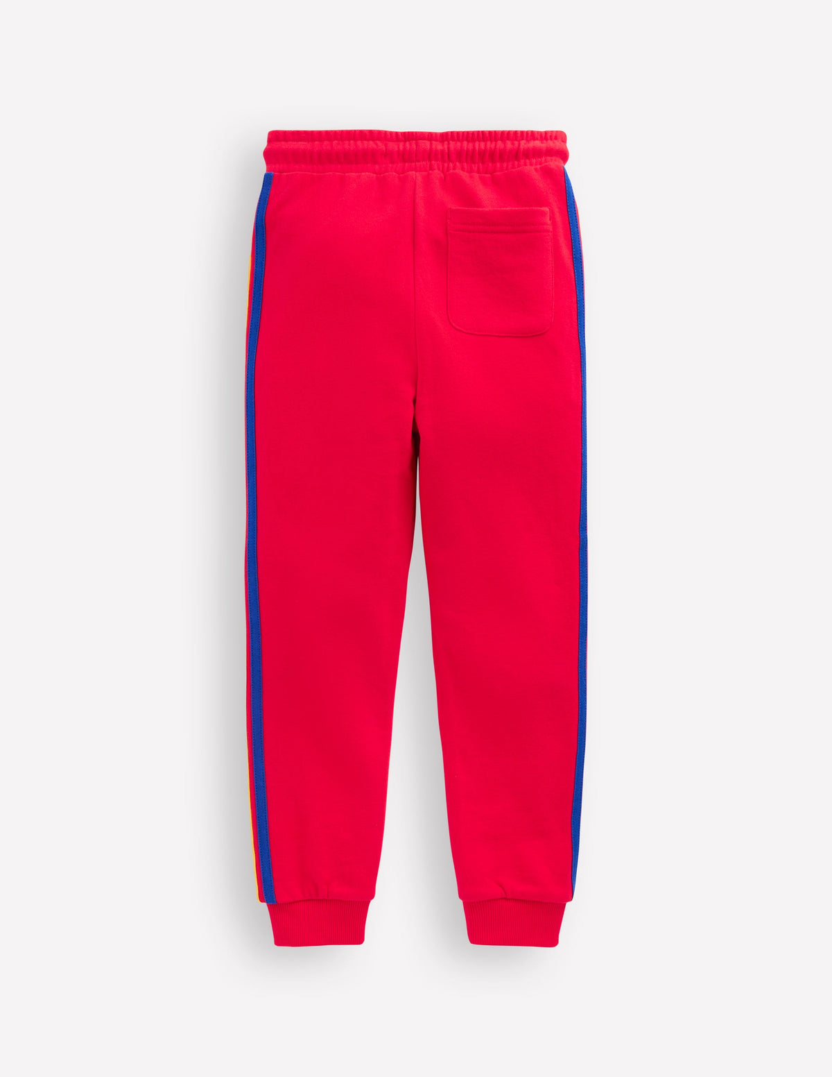 Rainbow Stripe Sweatpants-Poppy Red - Image 2