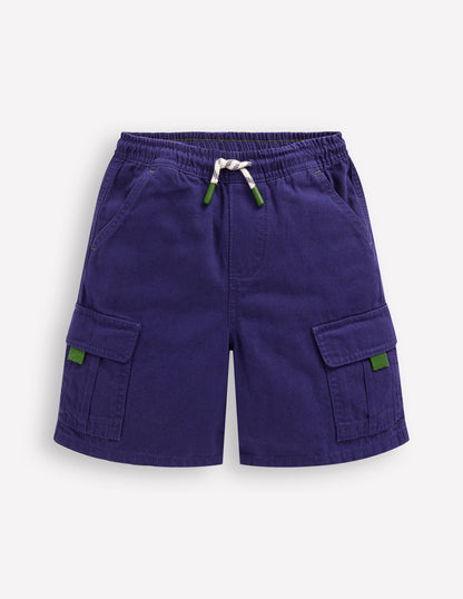 Everyday Cargo Shorts-Starboard Blue