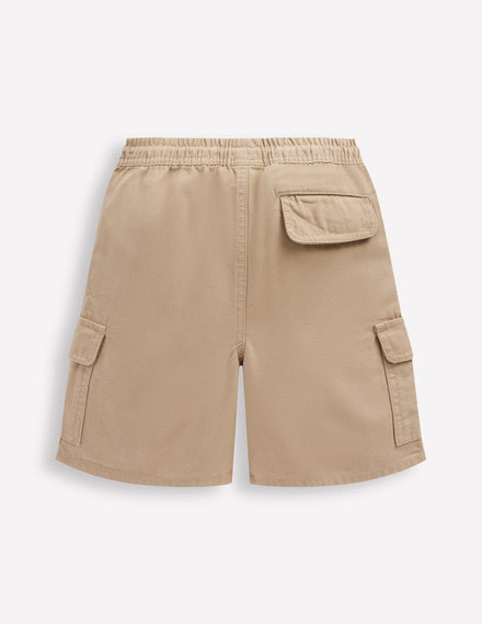 Everyday Cargo Shorts-Stone Grey