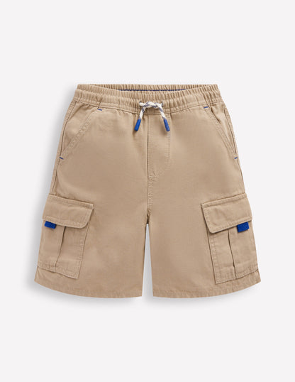 Everyday Cargo Shorts-Stone Grey