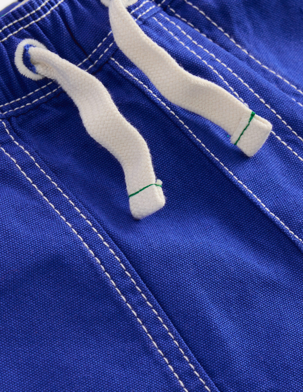 Pull-On Cotton Shorts-Bright Blue - Image 3
