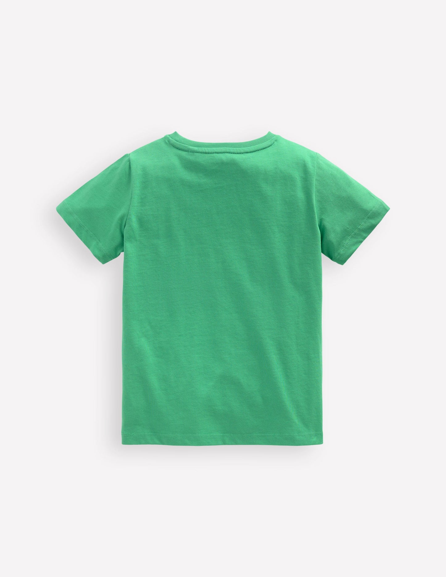 Short Sleeve Printed T-Shirt-Aloe Green Recycling trucks