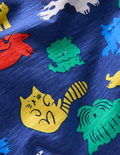 All-Over Printed T-Shirt-Rainbow Pets-3