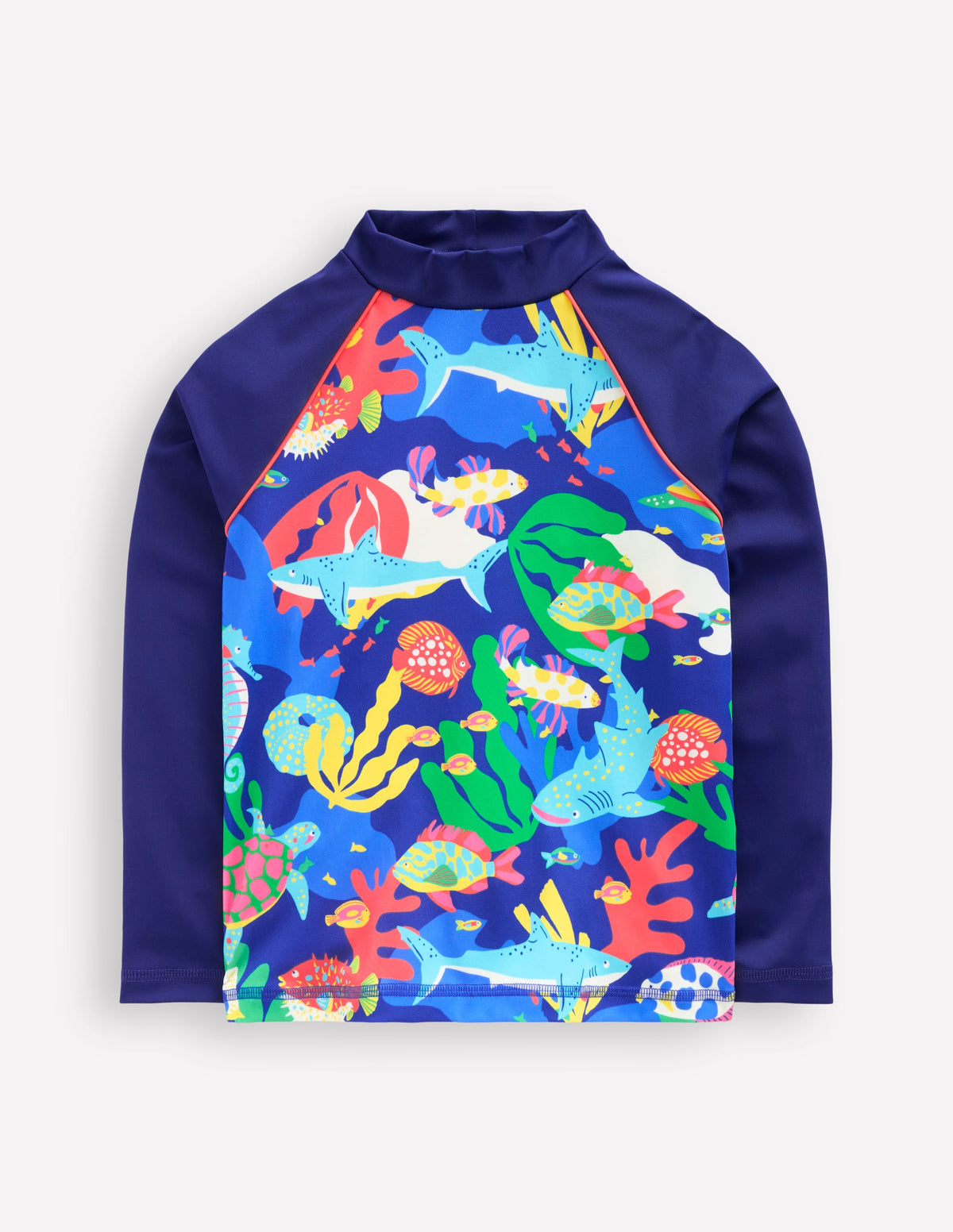 Logo Rash Vest-Multi Coral Reef - Image 1
