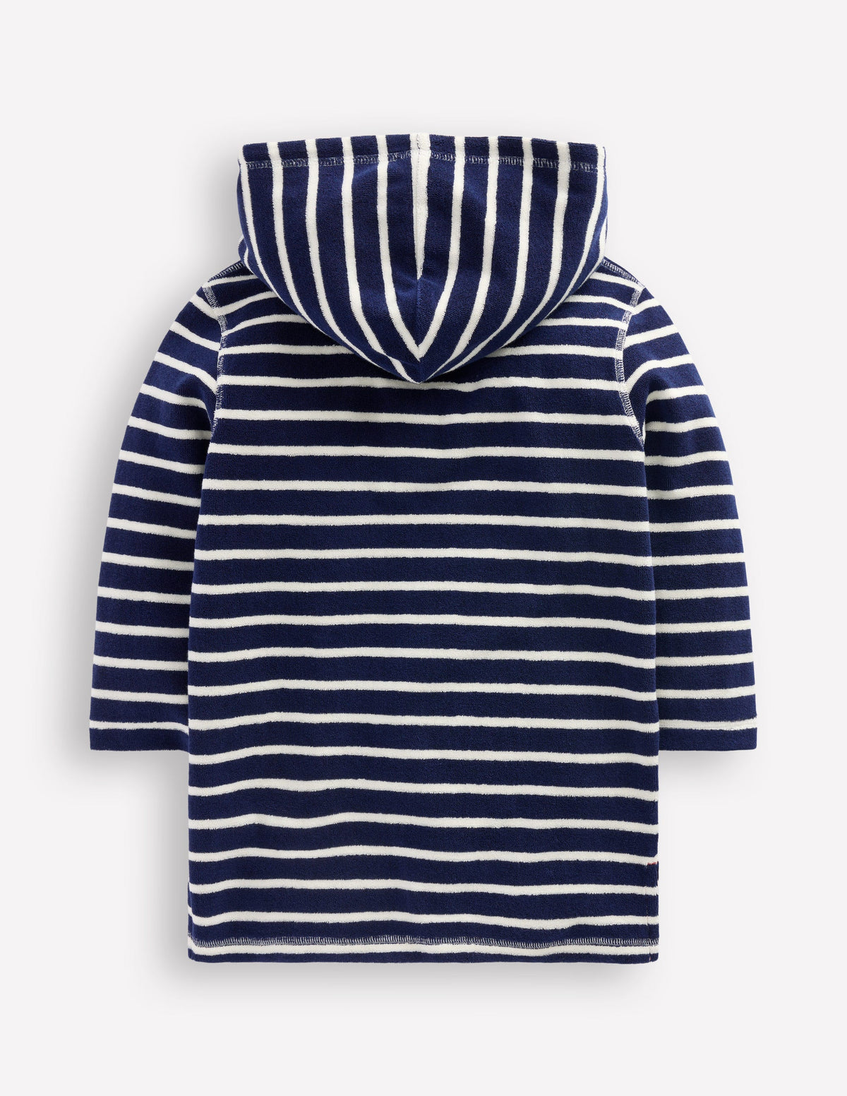 Appliqué Towelling Throw-on-College Navy Sharks - Image 2
