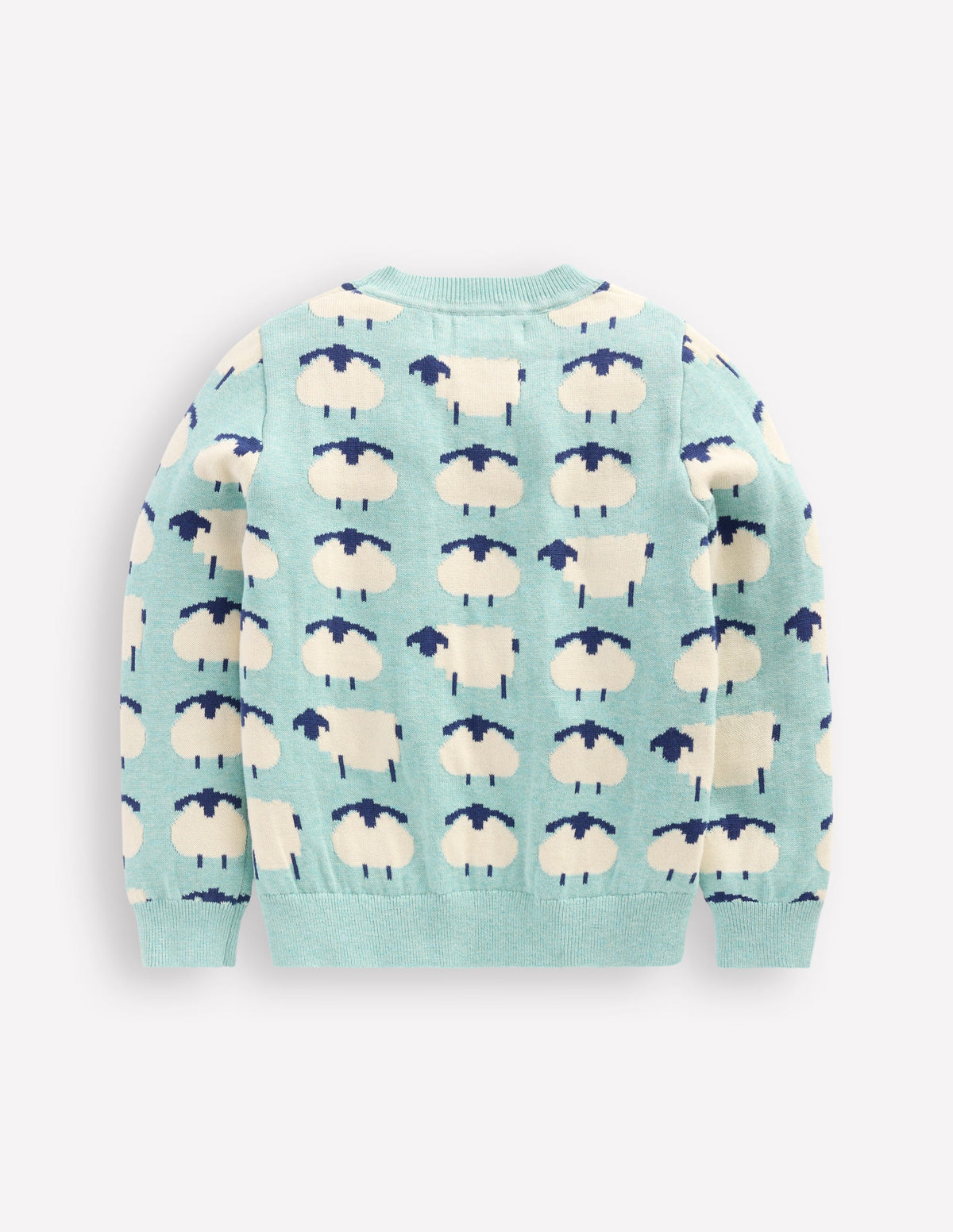 Novelty Sweater-Tourmaline Blue Sheep - Image 2