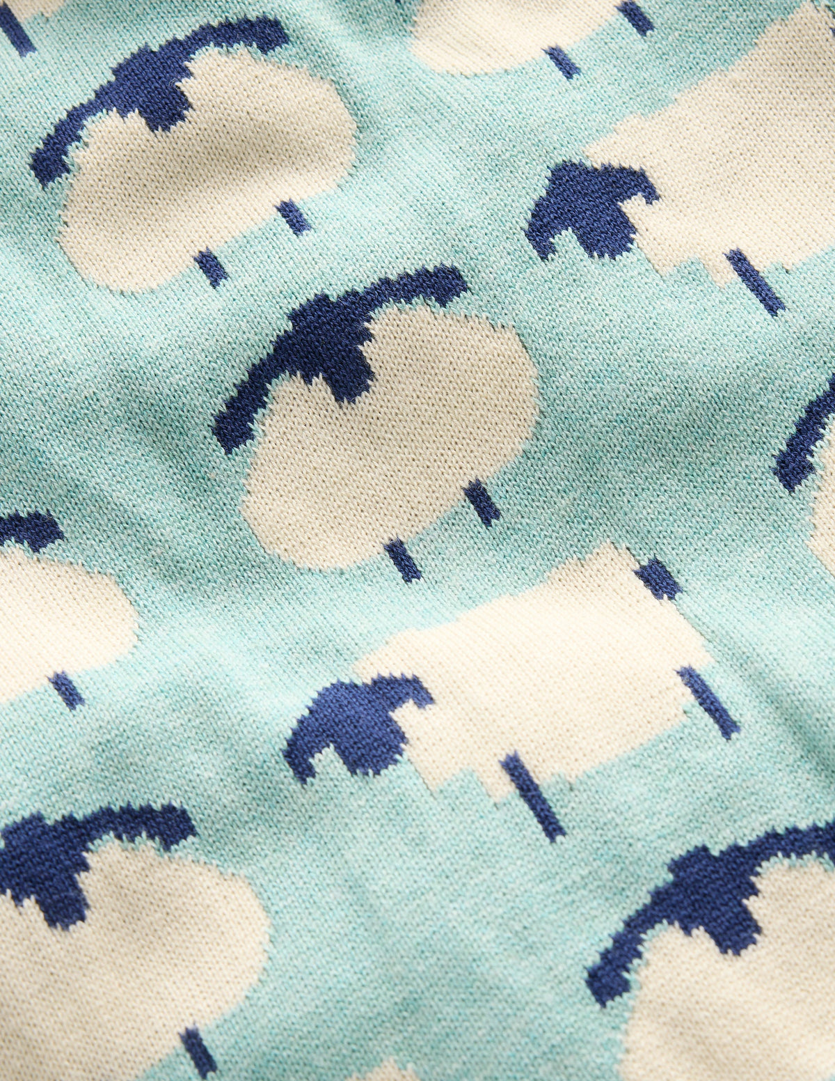 Novelty Sweater-Tourmaline Blue Sheep - Image 3