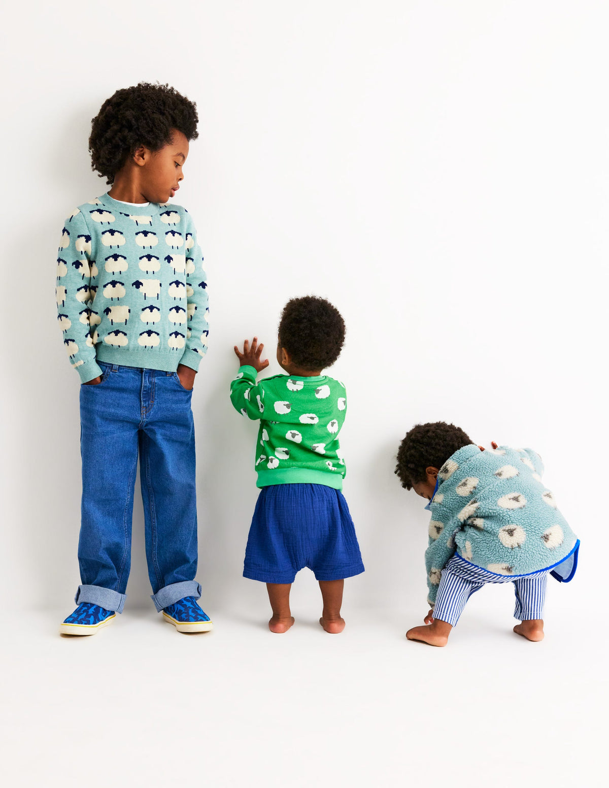 Novelty Sweater-Tourmaline Blue Sheep - Image 6