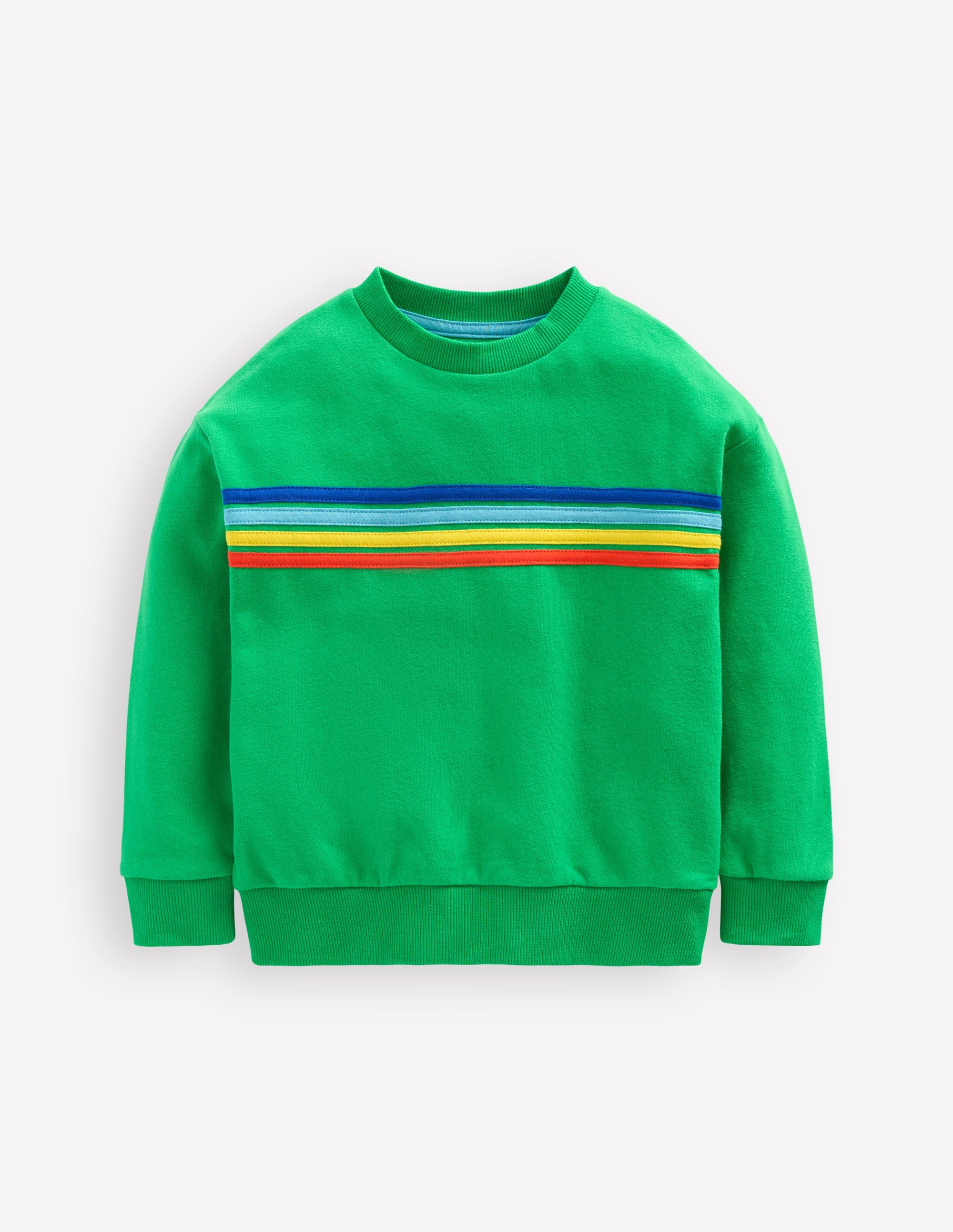 Rainbow Sweatshirt-Sapling Green - Image 1