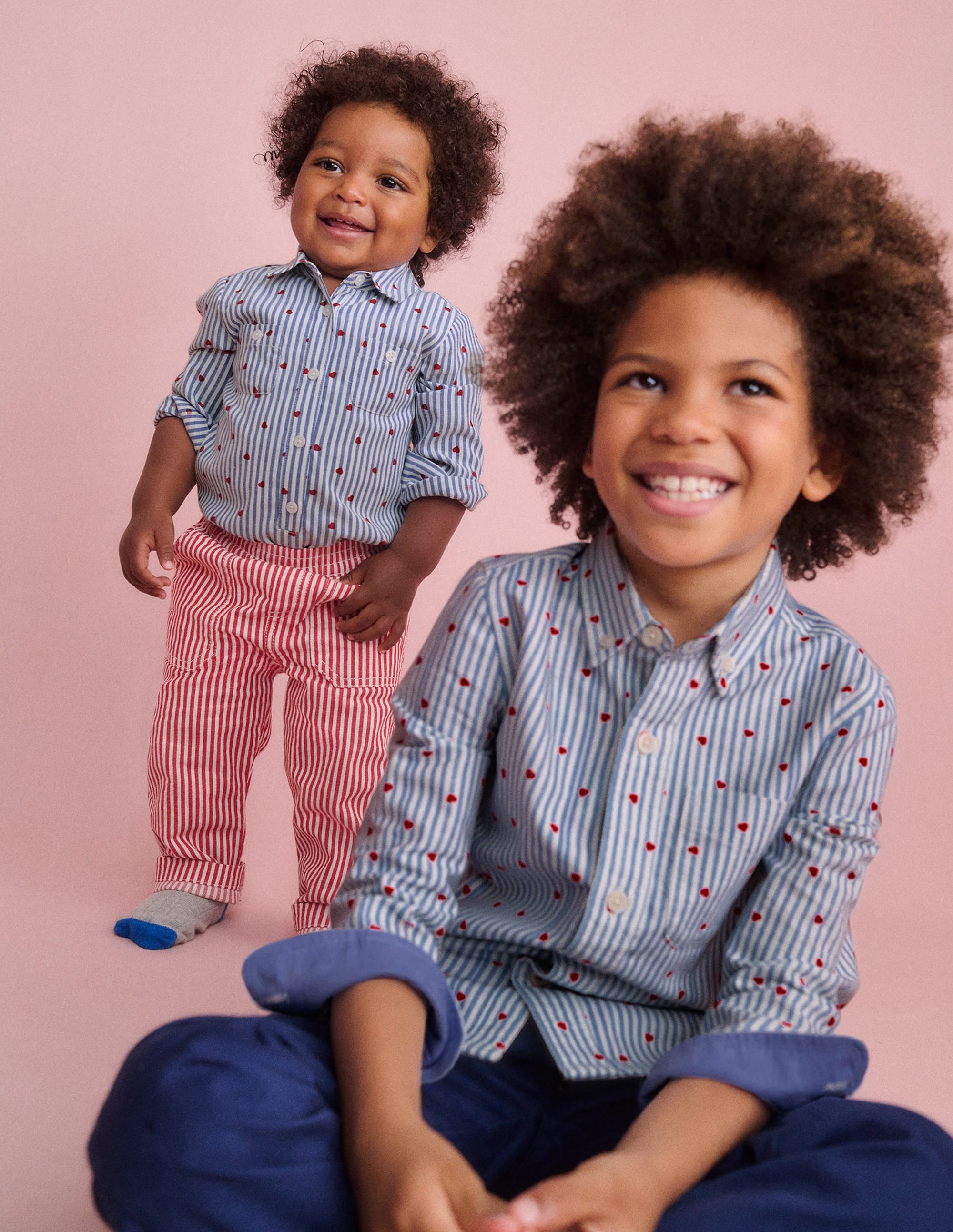 Cotton Shirt-Blue Gingham - Image 5