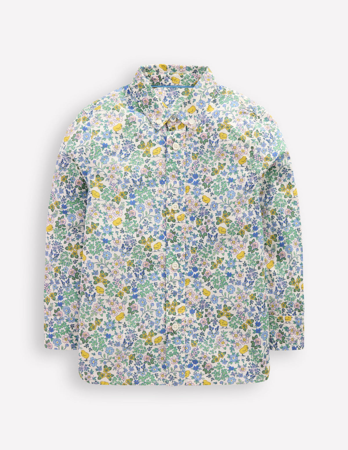 Cotton Shirt-Easter Chick Floral - Image 1