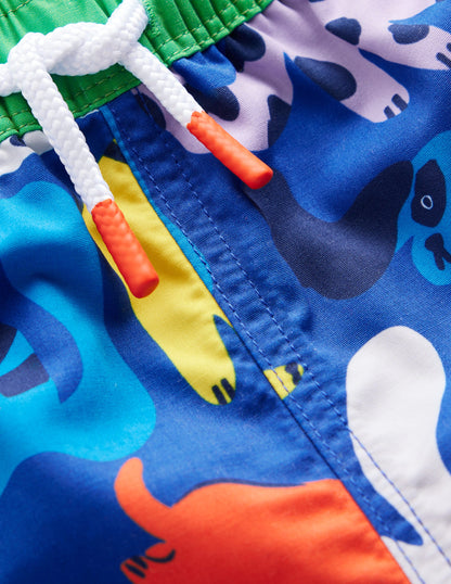 Swim Shorts-Rainbow Pets