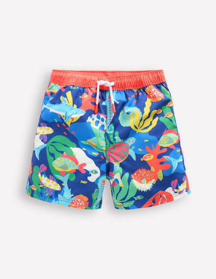 Swim Shorts-Multi Coral Reef