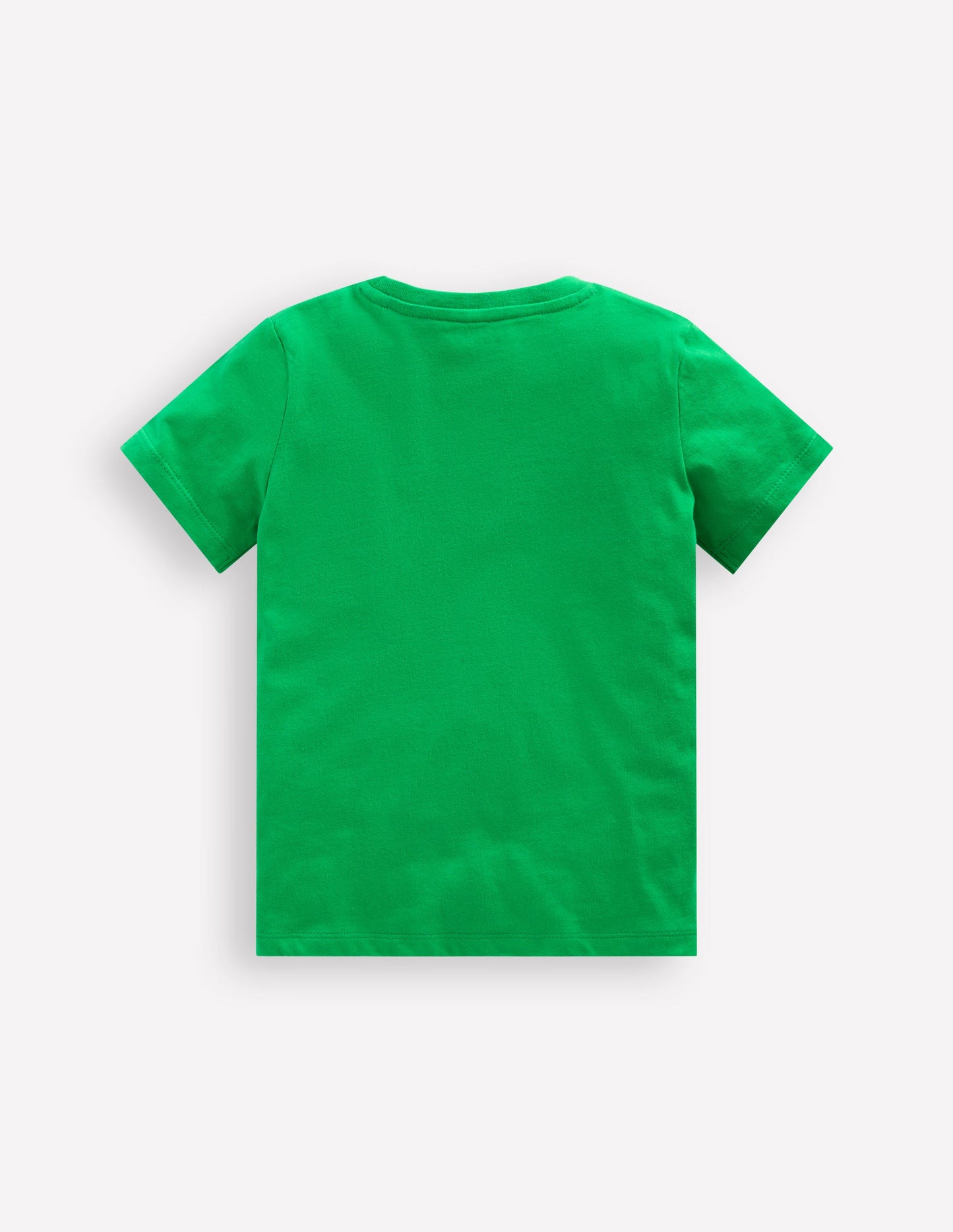 Short Sleeve Bouclé T-shirt-Sapling Green Sheep