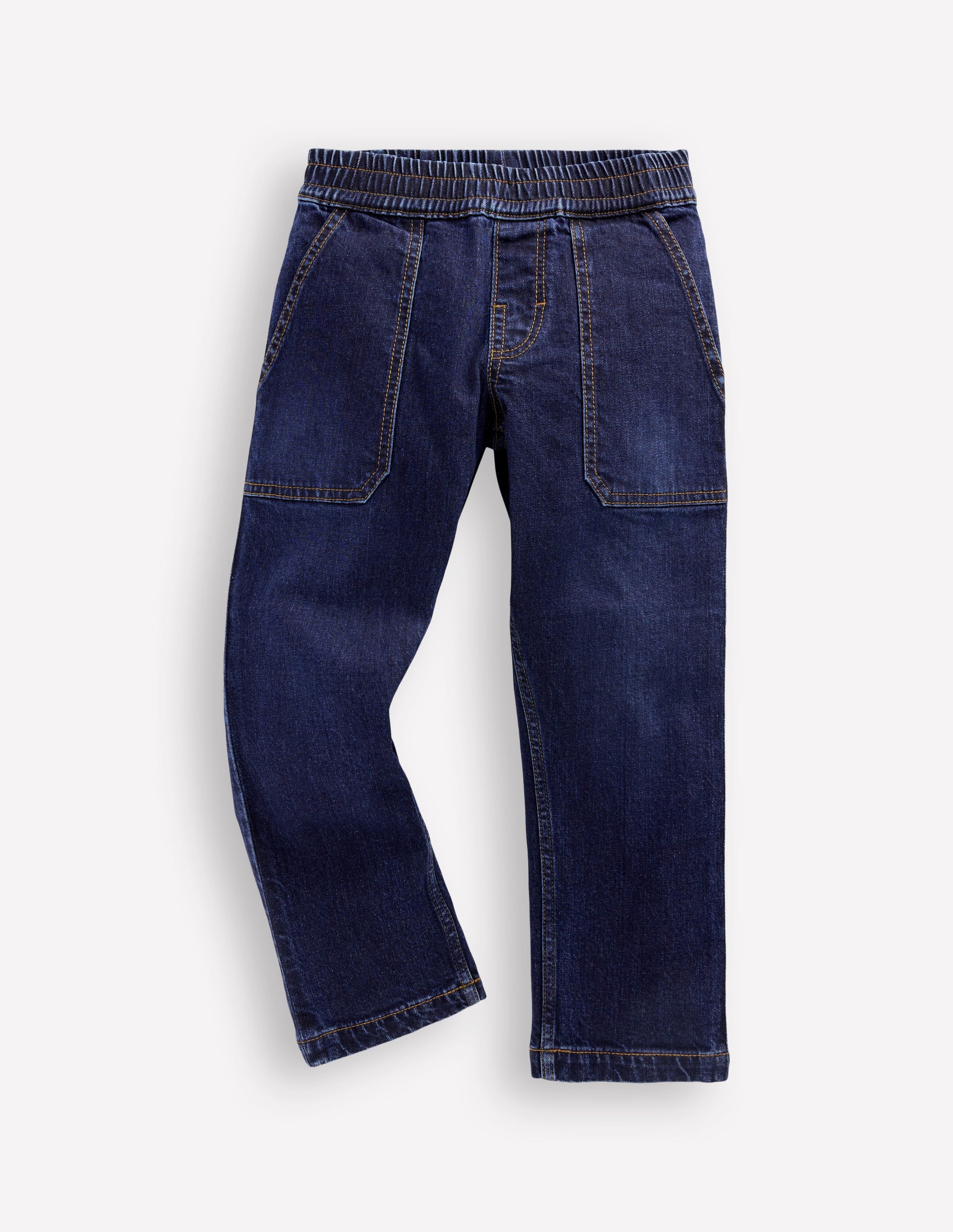 Pull-on Jeans-Dark Wash - Image 1