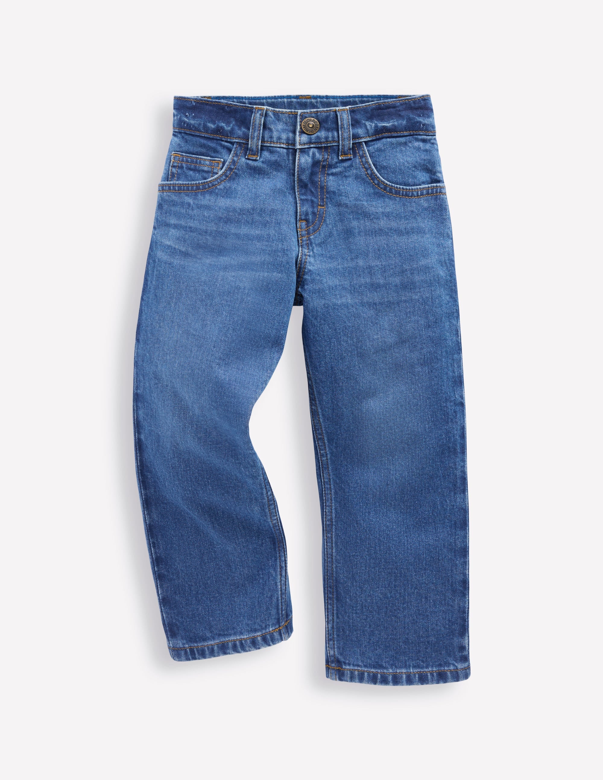 Everyday Straight Jeans-Mid Wash - Image 1