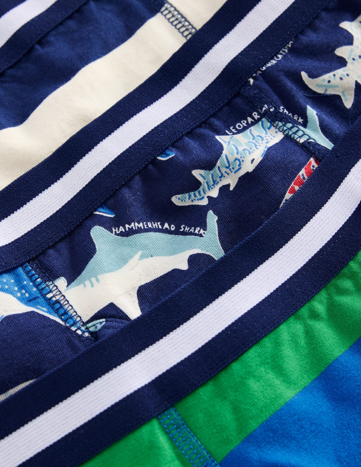 Boxers 3 Pack-Shark stripe - Image 3