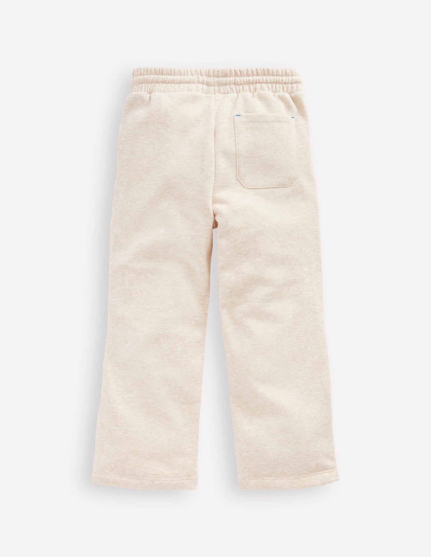 Wide Leg Applique Jogger-Oatmeal Marl Pets