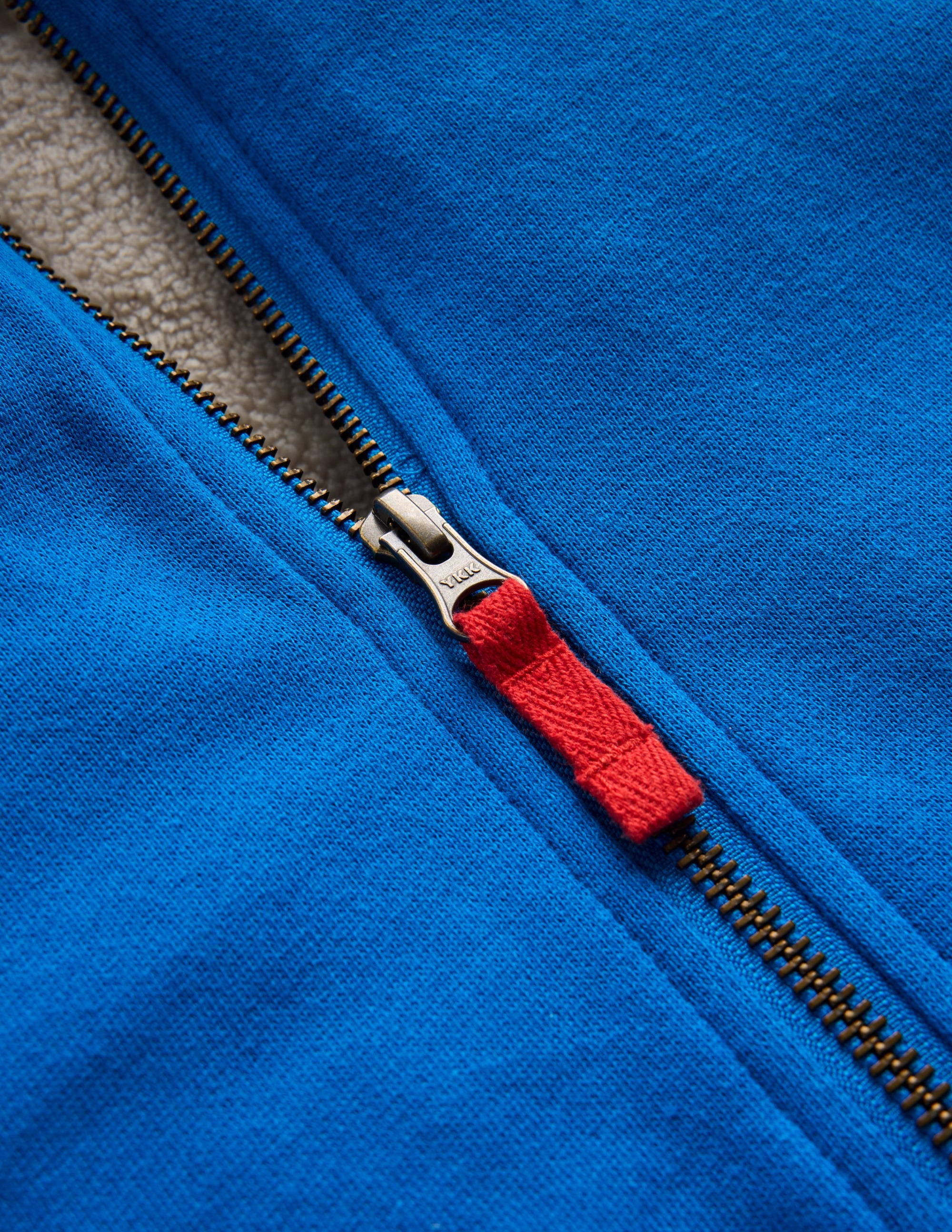 Cosy Fleece-Lined Hoodie-Kingfisher Blue Rocket - Image 3