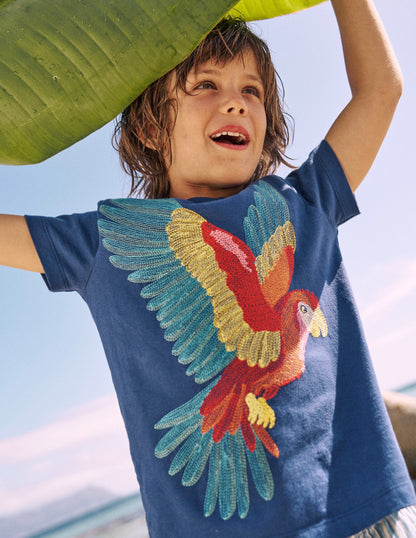 Superstitch T-Shirt-Starboard Blue Parrot-4