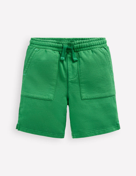 Garment Dye Shorts-Highland Green