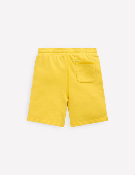 Garment Dye Shorts-Pineapple Yellow