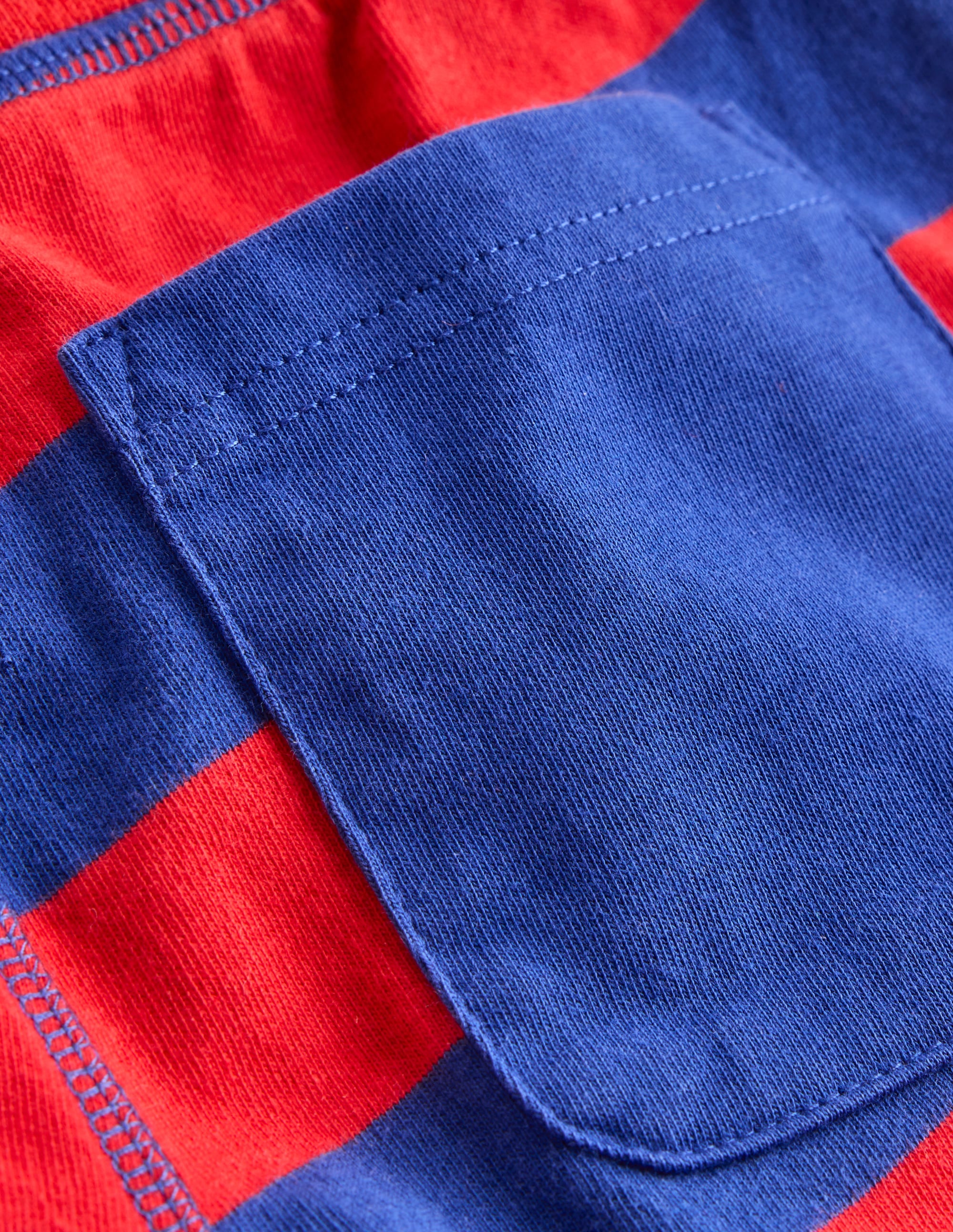 Jersey Baggies-Poppy Red/ Sapphire Blue - Image 3