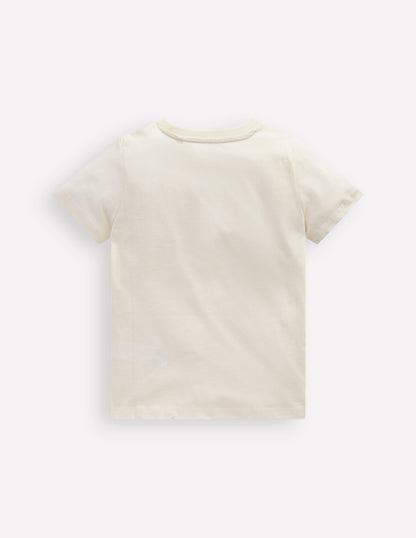 Short Sleeve Riso T-Shirt-Soft Ivory Sharks-2