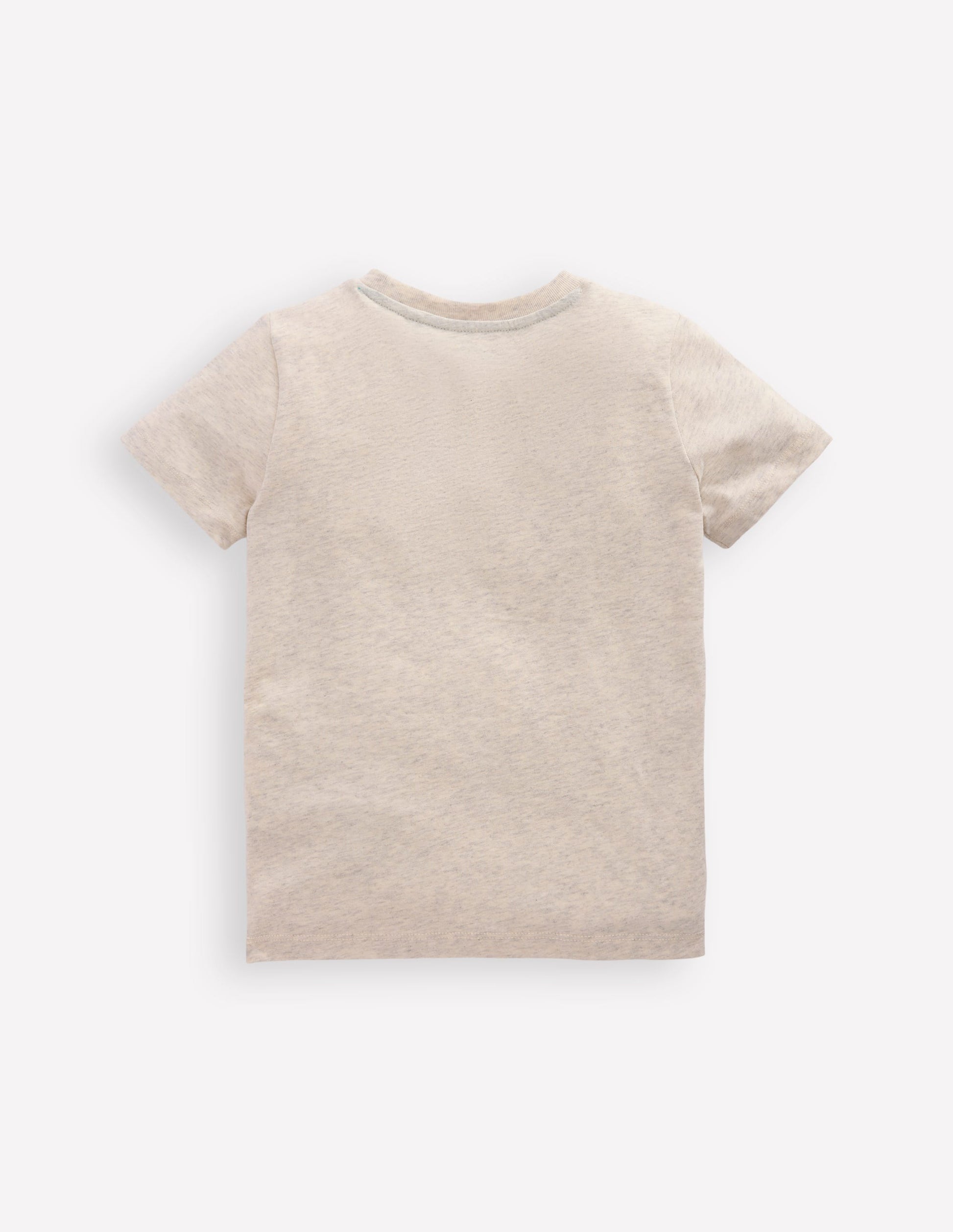 Short Sleeve Graphic T-shirt-oatmeal marl Rockets-2