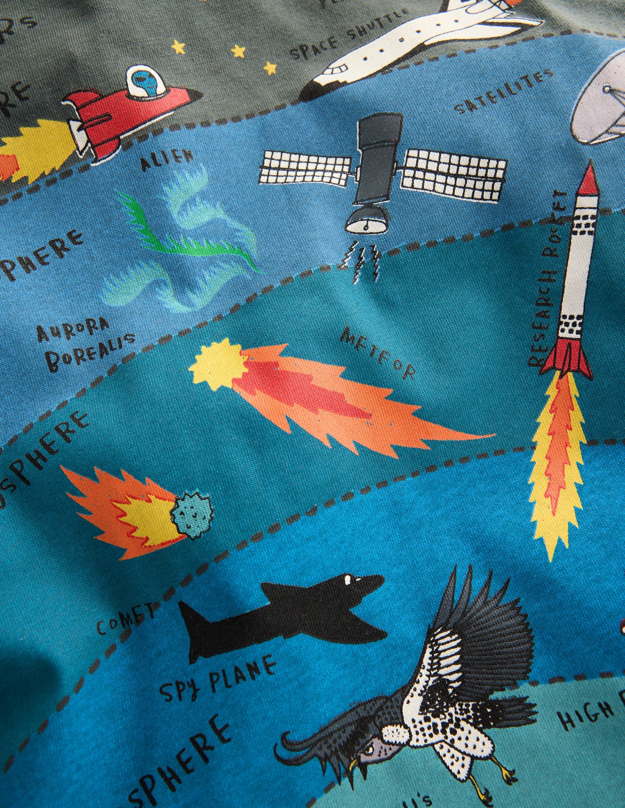 Short Sleeve Graphic T-shirt-Smoke Atmosphere - Image 3
