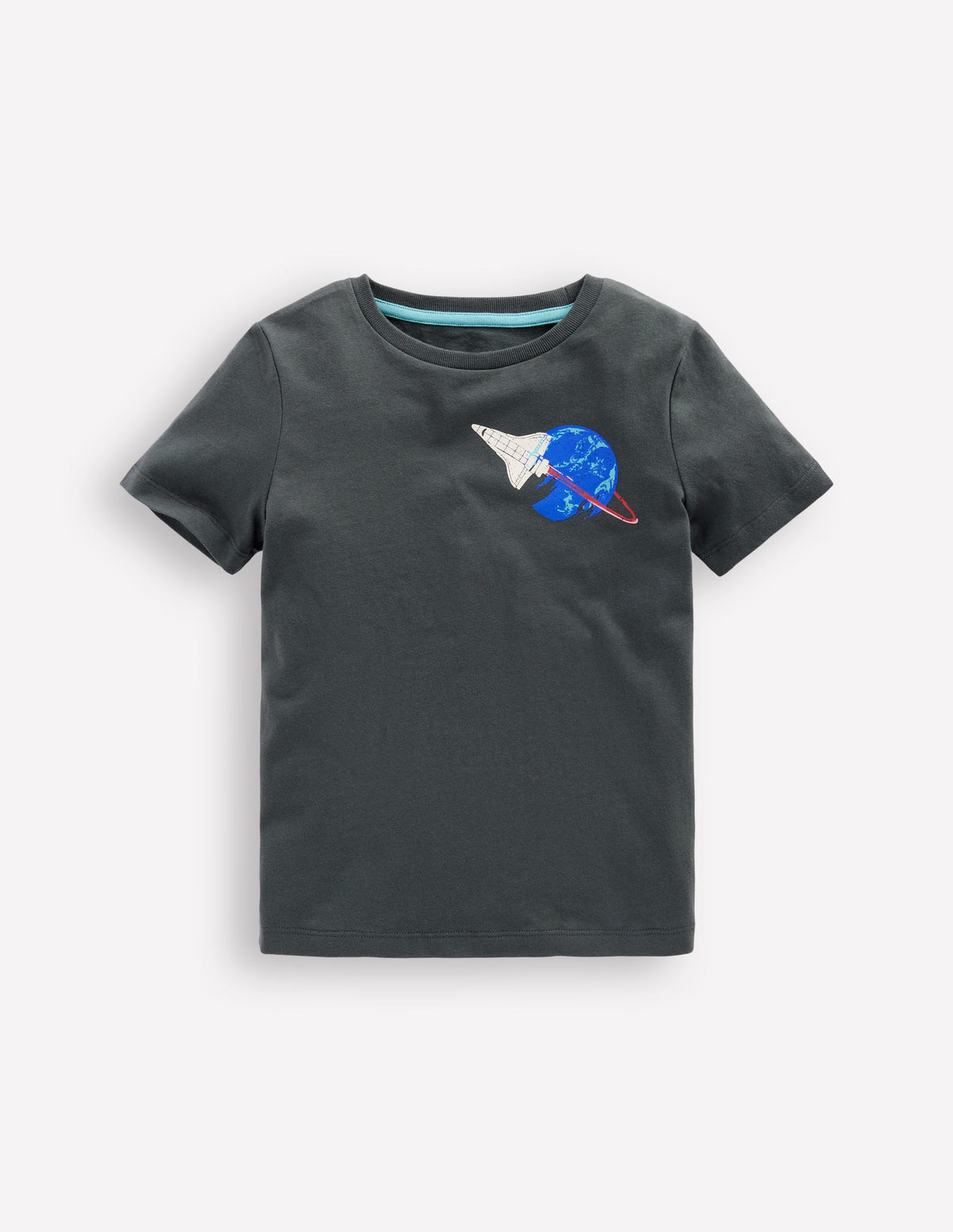 Front & Back Graphic T-shirt-Smoke Space - Image 1
