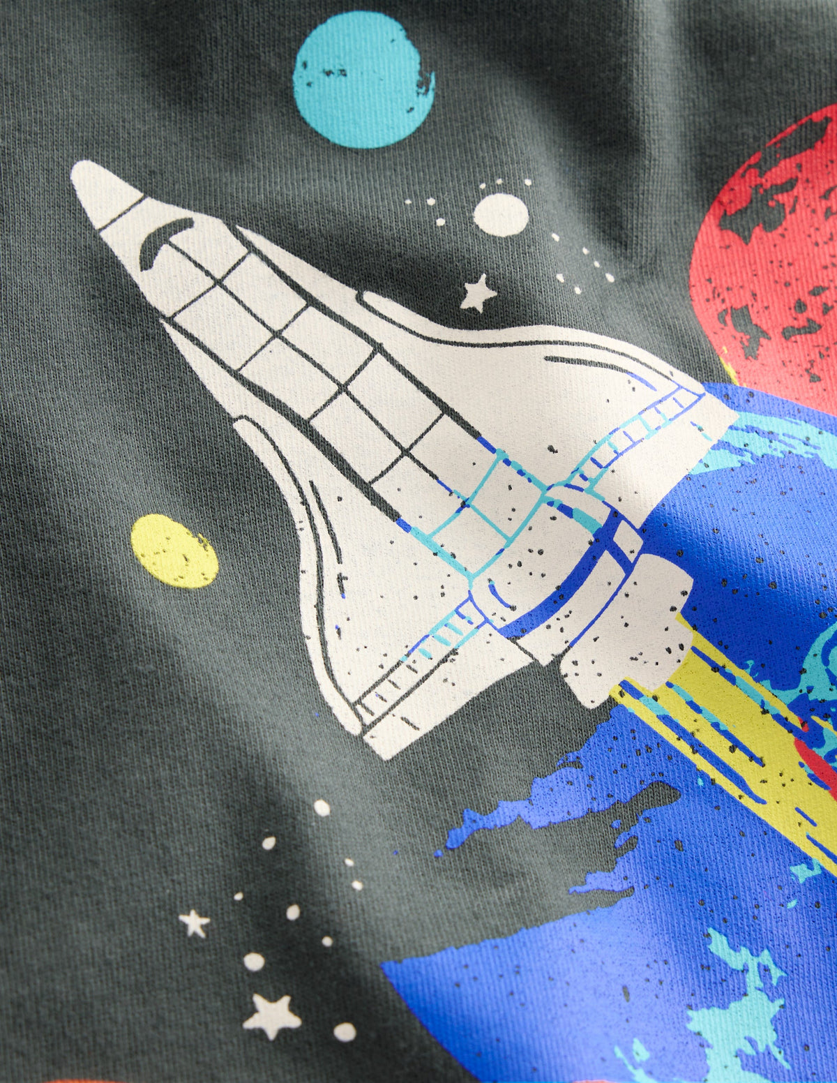 Front & Back Graphic T-shirt-Smoke Space - Image 3