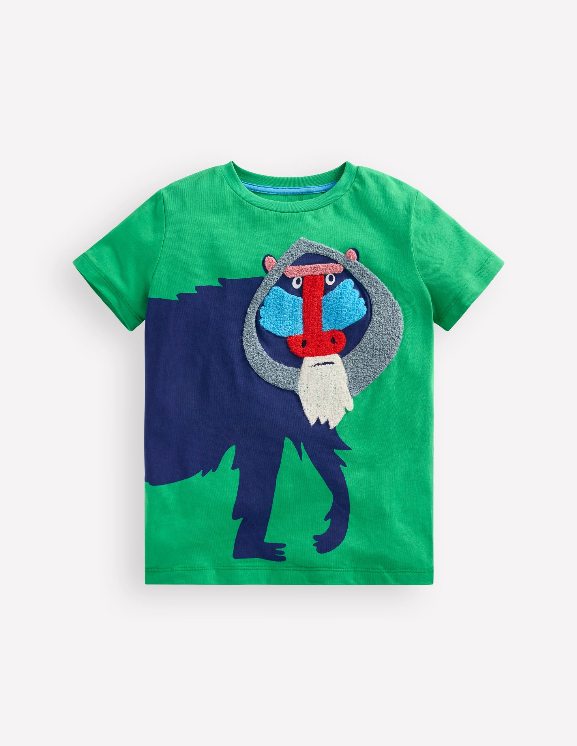 Fun Graphic T-shirt-Sapling Green Baboon - Image 1