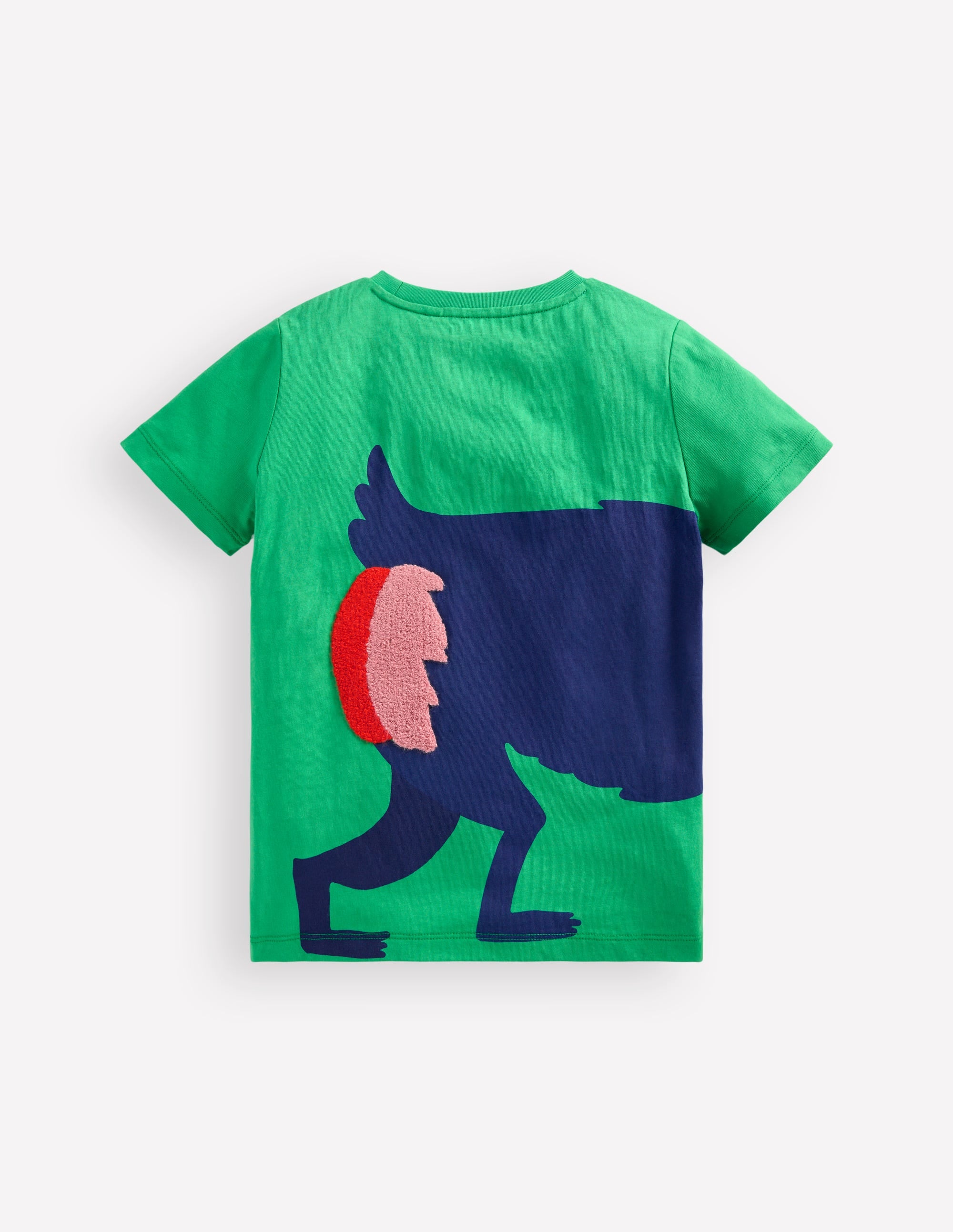 Fun Graphic T-shirt-Sapling Green Baboon - Image 2