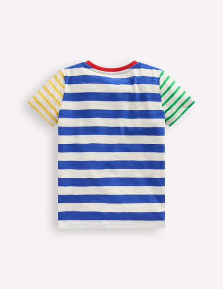 Everyday Short Sleeve T-Shirt-Hotchpotch Stripe