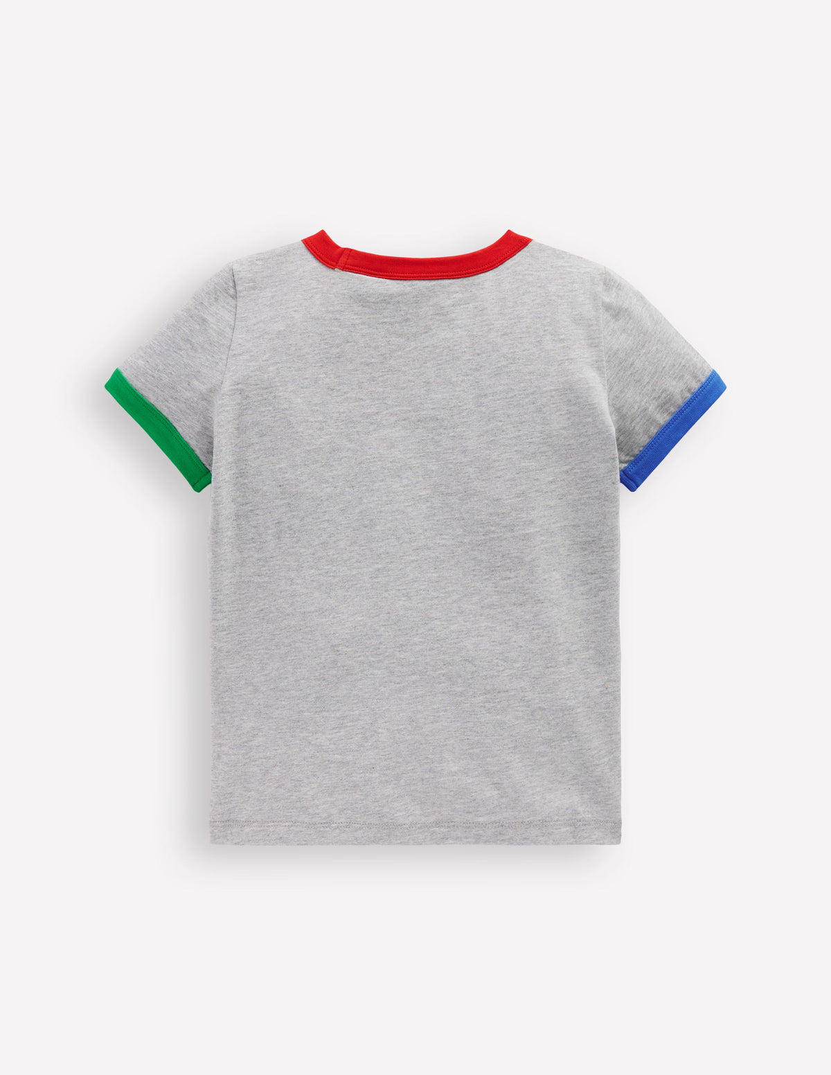 Ringer T-shirt-Grey Marl - Image 2