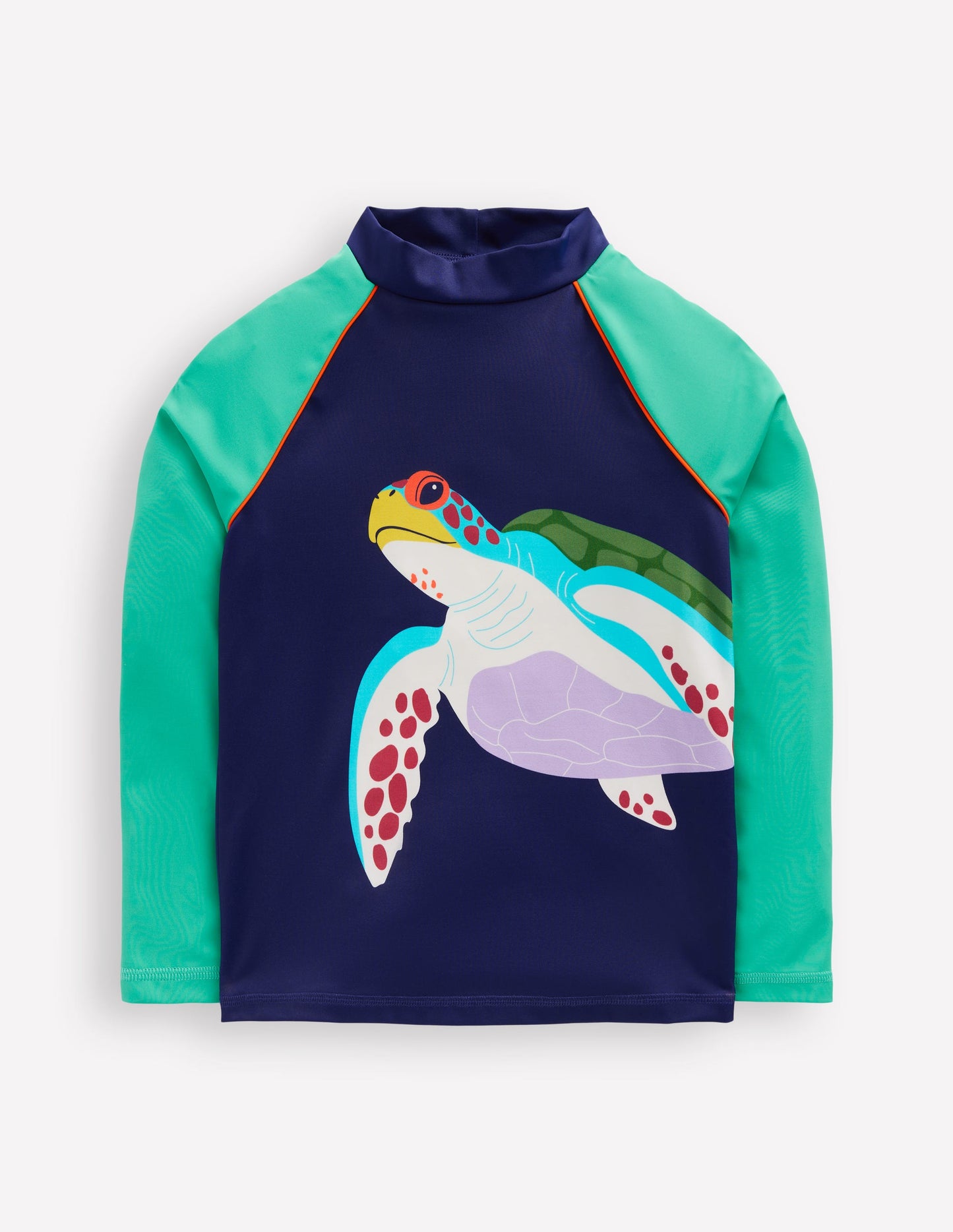 Logo Rash Vest-Starboard Blue Turtle