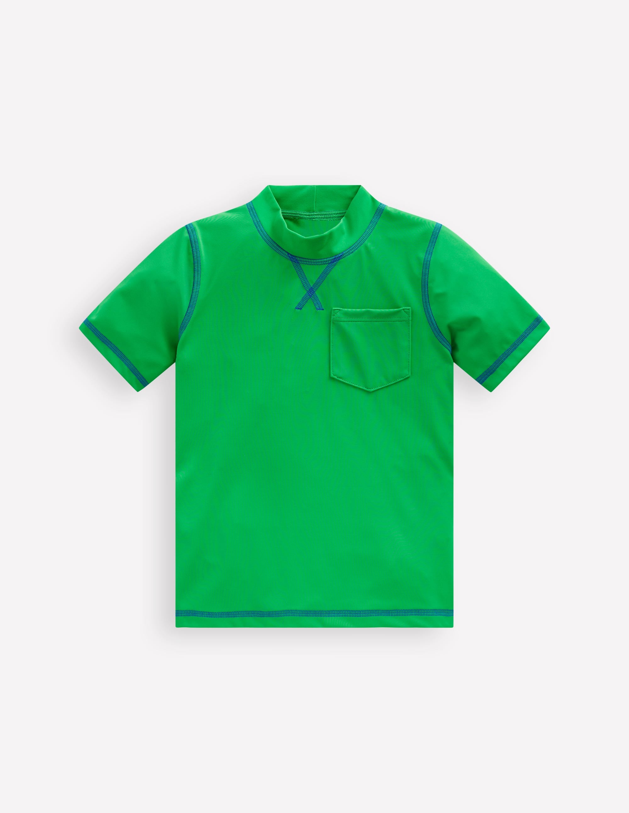 Short Sleeve Rash Vest-Sapling Green - Image 1