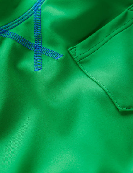 Short Sleeve Rash Vest-Sapling Green