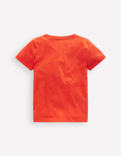 Lift-The-Flap T-shirt-Firecracker Red