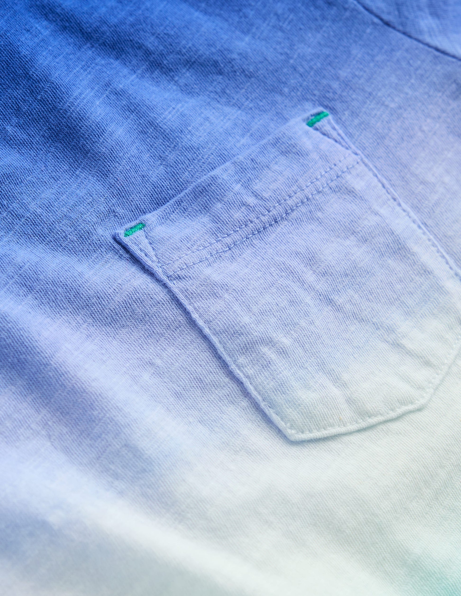 Tie Dye T-shirt-Bright Blue /Aquamarine Blue-3