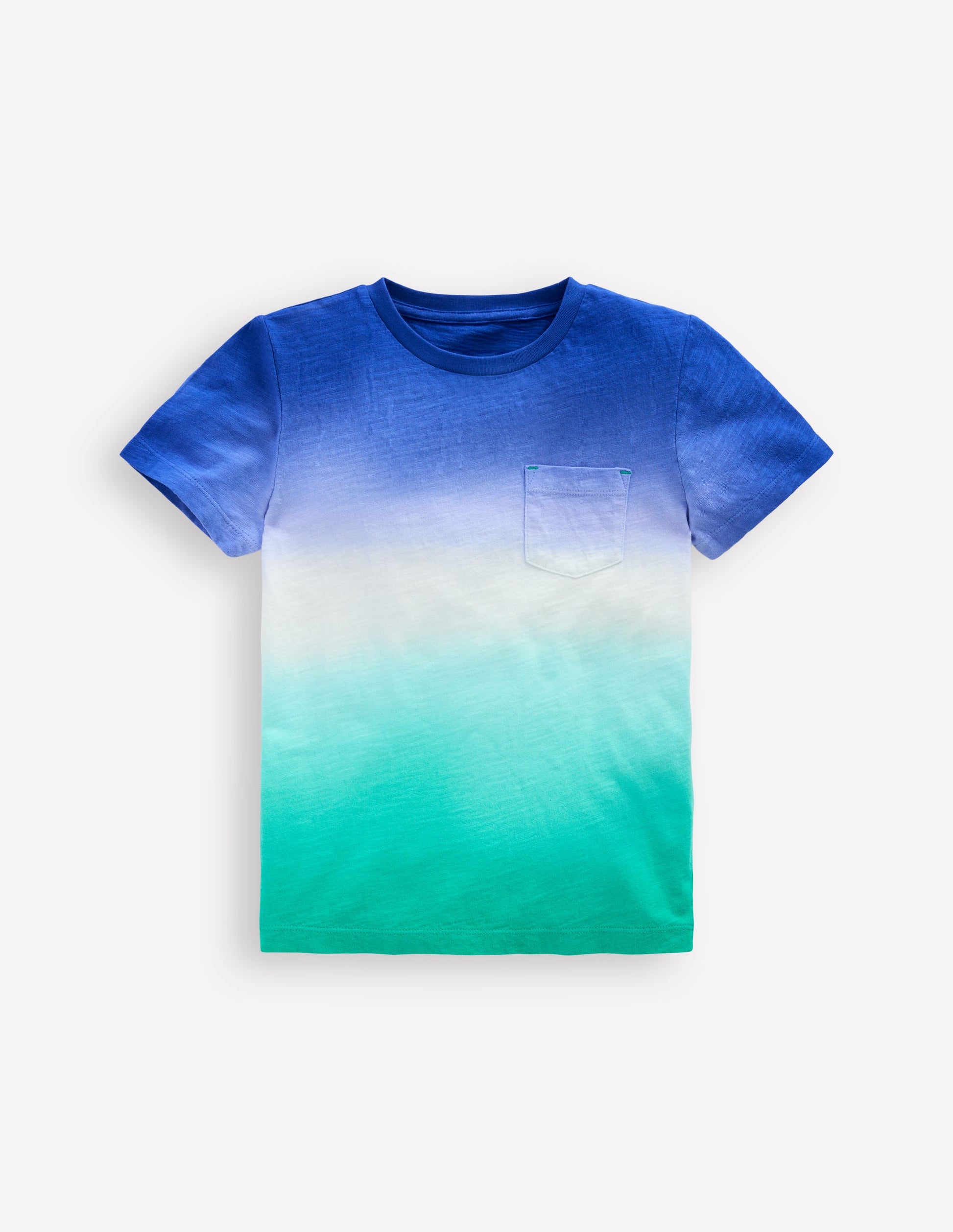 Tie Dye T-shirt-Bright Blue /Aquamarine Blue-1