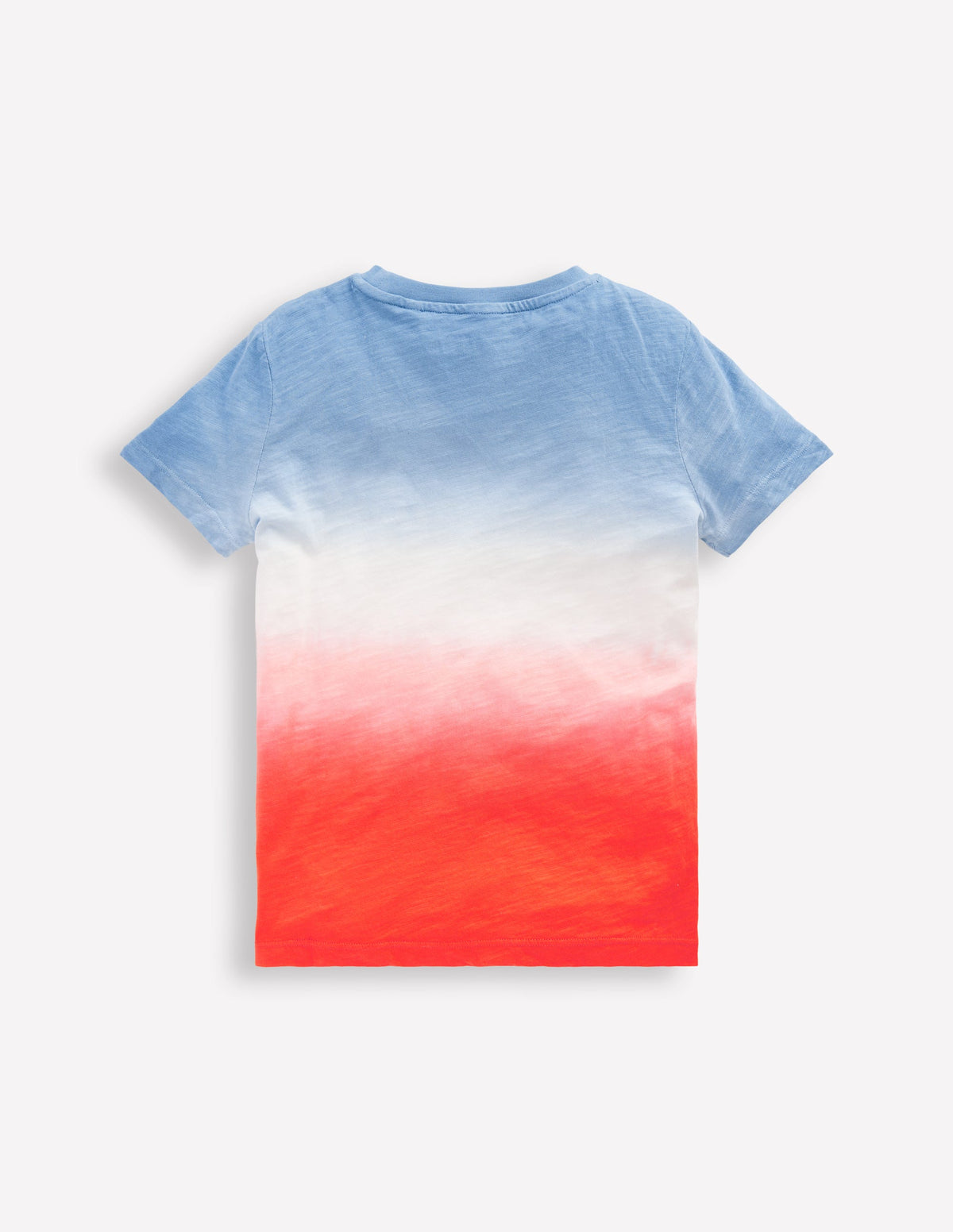Tie Dye T-shirt-Glacier Blue and Sunset Orange-2