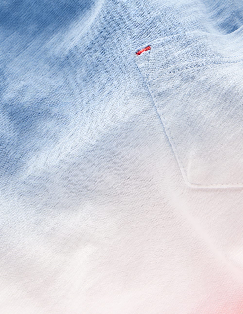 Tie Dye T-shirt-Glacier Blue and Sunset Orange - Image 3
