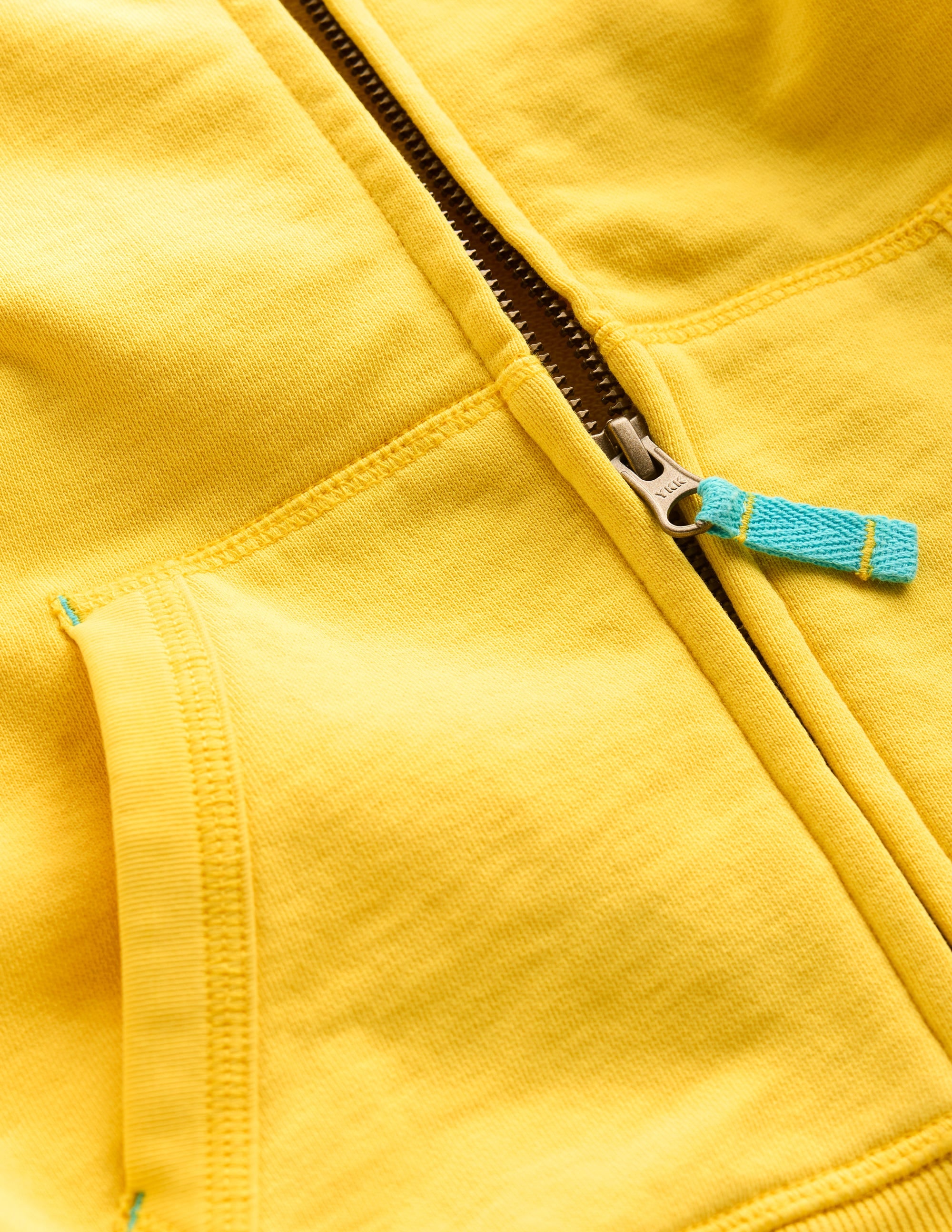 Garment Dye Zip Up Hoodie-Passionfruit - Image 3