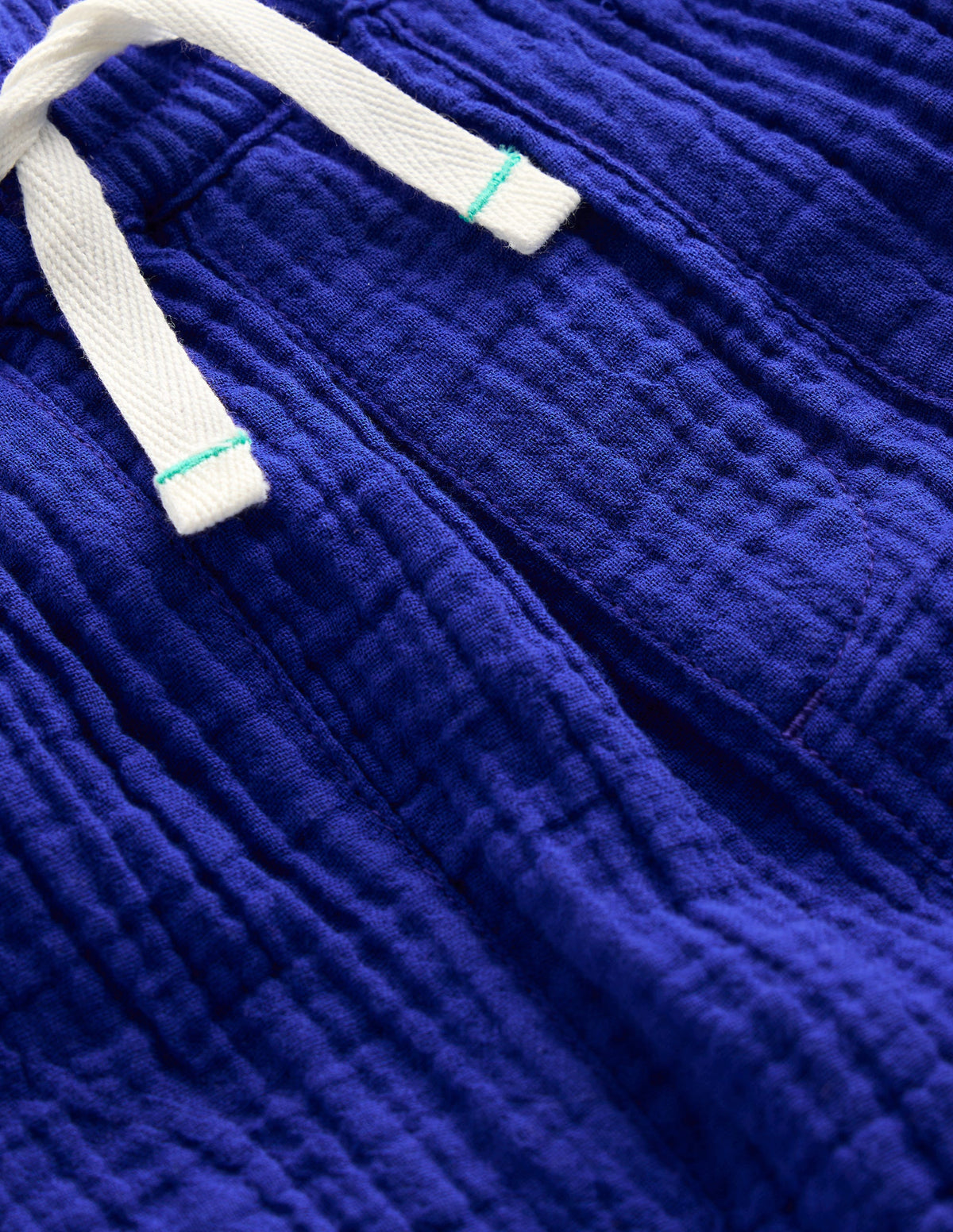 Double Cloth Shorts-Bright Blue - Image 3