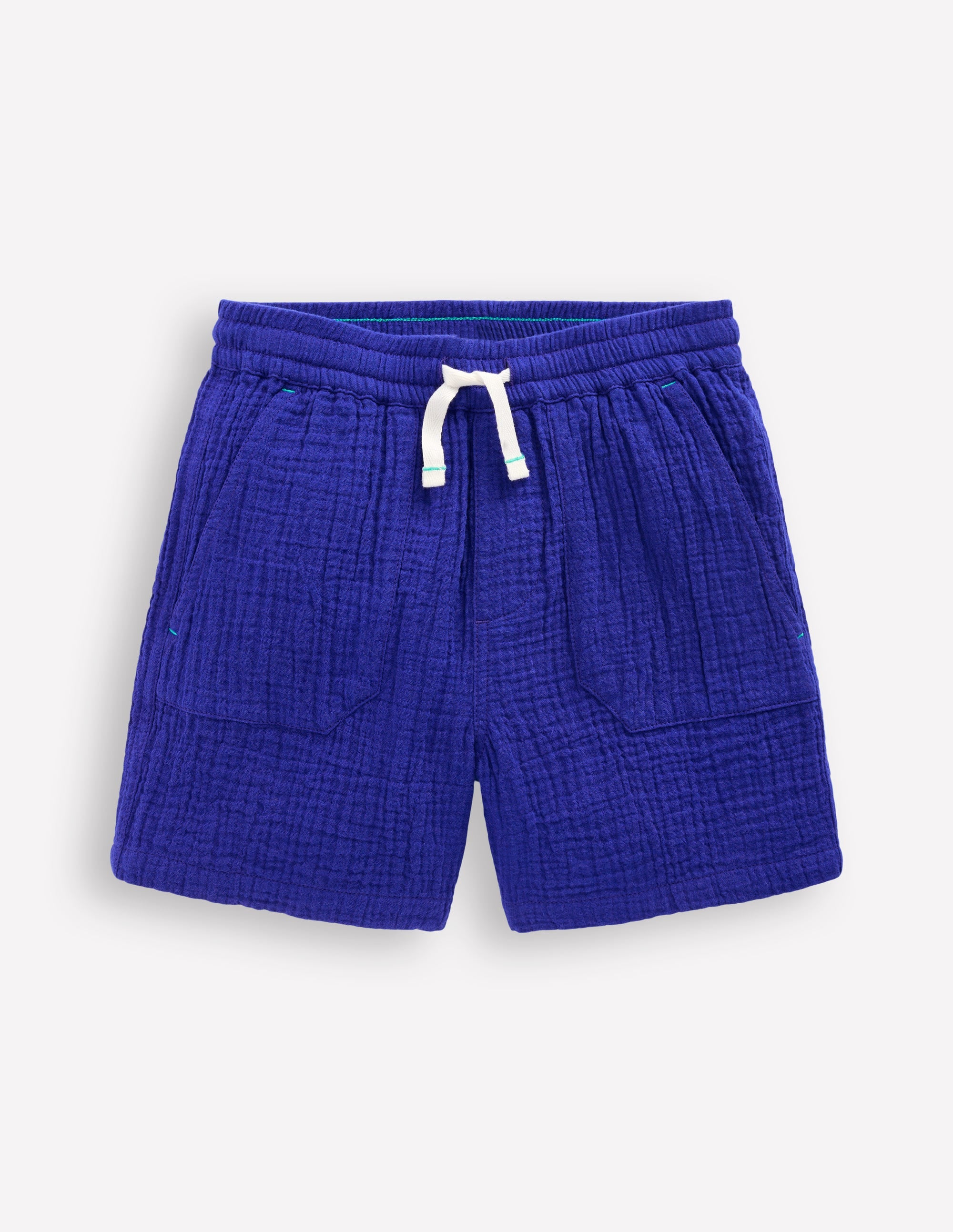 Double Cloth Shorts-Bright Blue - Image 1