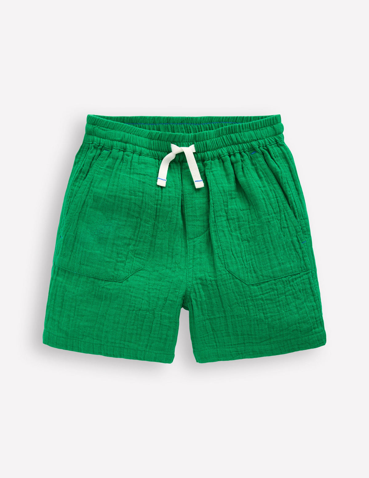 Double Cloth Shorts-Rich Emerald - Image 1